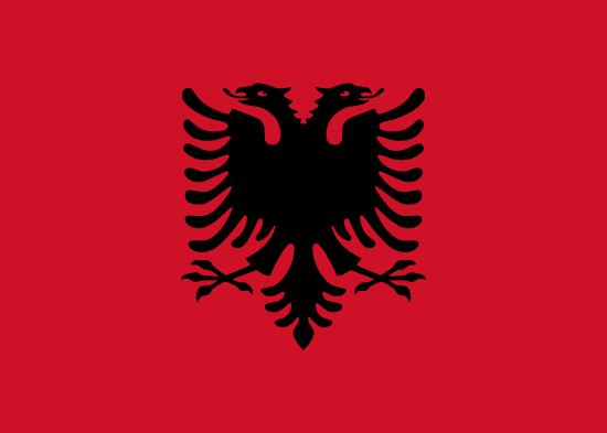 bandera de Albania